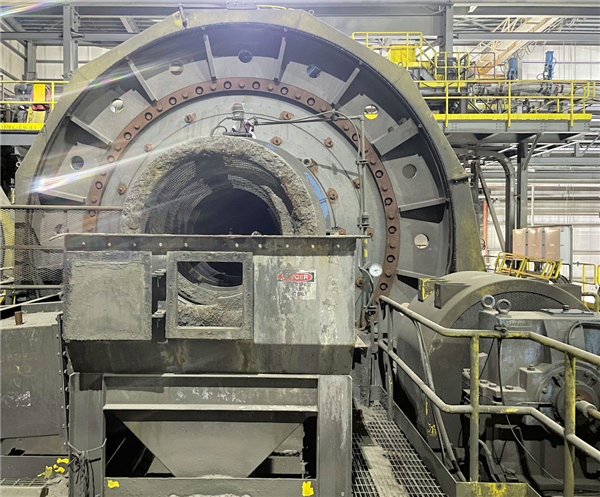 Metso 11'6" W X 22' L Ball Mill, 1100 Kw (1475 Hp))